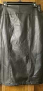 New York & Company Leather Skirt